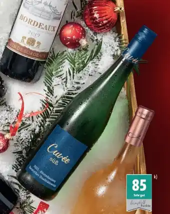 Lidl Cuvée Weiß QbA 2021, süß 6x 0,75 l Angebot