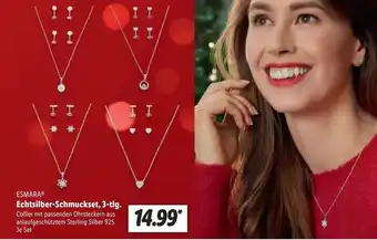 Lidl Esmara Echtsilber-Schmuckset, 3-tlg. Angebot