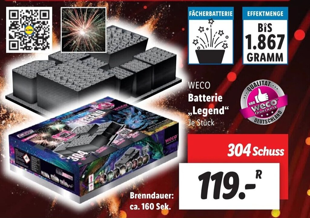 Weco Batterie ,,Legend" Angebot bei Lidl