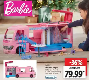 Lidl Barbie Dream-Camper L 60 x B 23 x H 33 cm Angebot