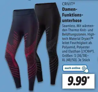 Lidl Crivit Damen-Funktionsunterhose S-XL Angebot