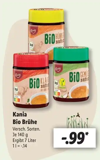 Lidl Kania Bio Brühe 140 g Angebot
