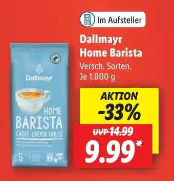 Lidl Dallmayr Home Barista 1.000 g Angebot