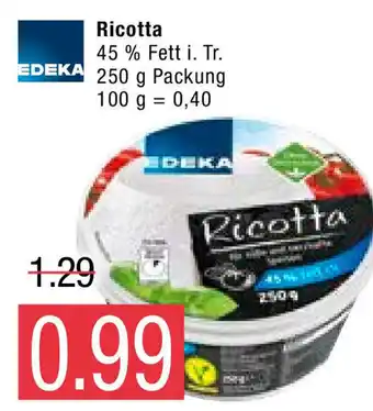 Marktkauf Edeka Ricotta 250g Angebot
