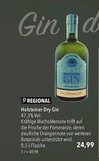 CITTI Markt Holsteiner dry gin Angebot