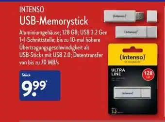 Aldi Nord Intenso usb-memorystick Angebot