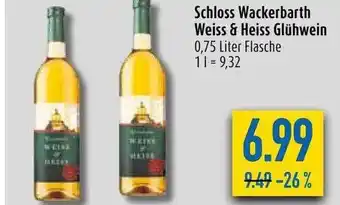 diska Schloss wackerbarth weiss & heiss glühwein Angebot