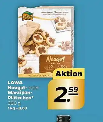 NETTO Lawa nougat- oder marzipan-plätzchen Angebot