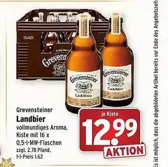 Wasgau Grevensteiner landbier Angebot