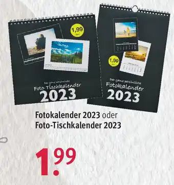 Rossmann Fotokalender 2023 oder Foto-Tischkalender 2023 Angebot