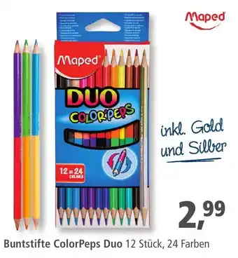 Pfennigpfeiffer Maped Buntstifte ColorPeps Duo Angebot