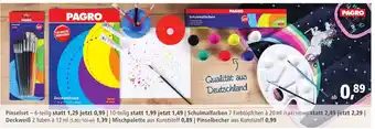 Pfennigpfeiffer Pinselset, Schulmalfarben, Deckweiß , Mischpalette oder Pinselbecher Angebot