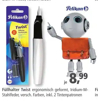 Pfennigpfeiffer Pelikan Füllhalter Twist Angebot