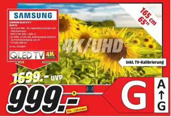 MediaMarkt Samsung GQ65Q77T QLED TV Angebot