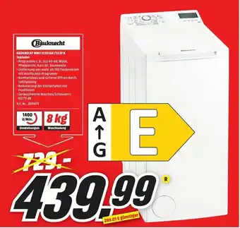 MediaMarkt Bauknecht WMT Ecostar 732 DIN Toplader Angebot