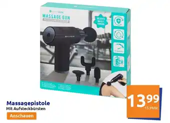 Action Massagepistole Mit Aufsteckbürsten Angebot