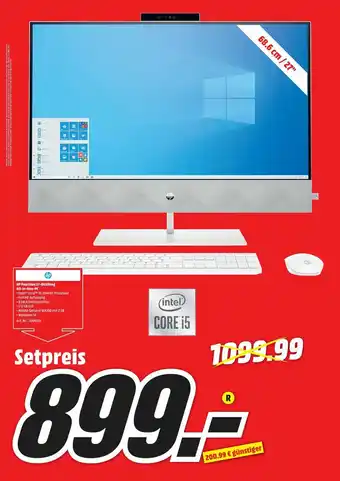 MediaMarkt HP Pavillion 27-D0306ng All in One PC Angebot