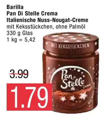 Marktkauf Barilla Pan Di Stelle Crema Italienische Nuss Nougat Creme 330g Glas Angebot