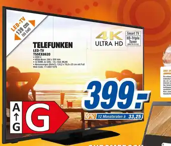 K+B Expert Telefunken LED TV T55EX8620 Angebot