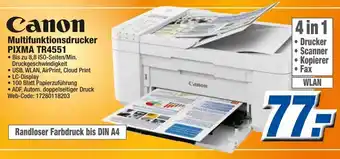 K+B Expert Canon Multifunktionsdrucker Pixma TR4551 Angebot