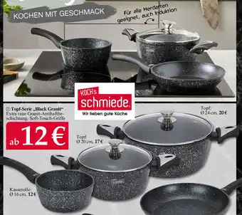 Woolworth Koch's Schmide Topf-Serie Black Granit Angebot