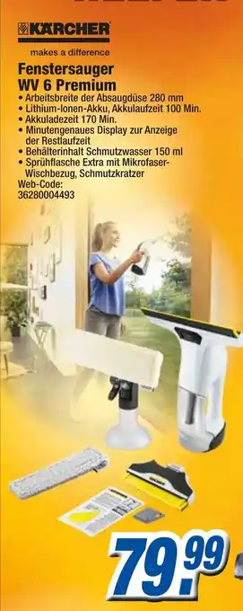 K+B Expert Karcher Fenstersauger WV 6 Premium Angebot