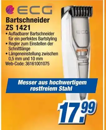 K+B Expert ECG Bartschneider ZS 1421 Angebot