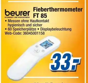 K+B Expert Beurer Fieberthermometer FT 85 Angebot