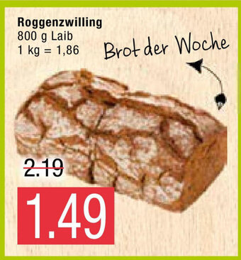 Marktkauf Roggenzwilling 800g Angebot