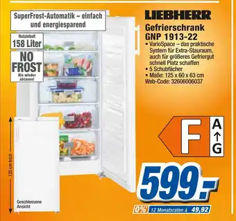 K+B Expert Liebherr Gefrierschrank GNP 1913-22 Angebot