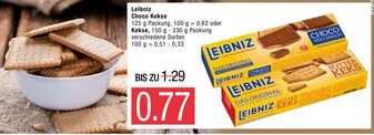 Marktkauf Leibniz Choko Kekse 125g oder Kekse 150-230g Angebot