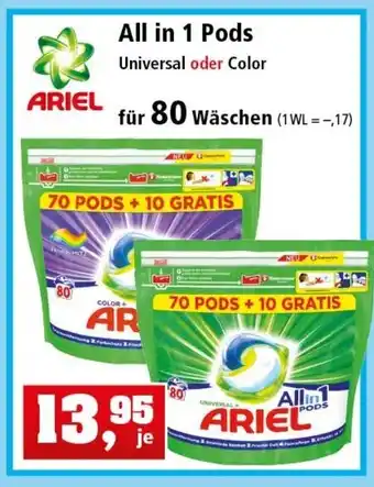 Thomas Philipps Ariel All in 1 Pods Universal oder Color Angebot