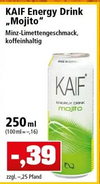 Thomas Philipps Kaif Energy Drink Mojito 250ml Angebot