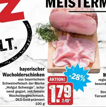 AEZ Bayerischer Wacholderschinken 100g Angebot