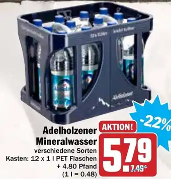 AEZ Adelholzener Mineralwasser 12x1L Angebot