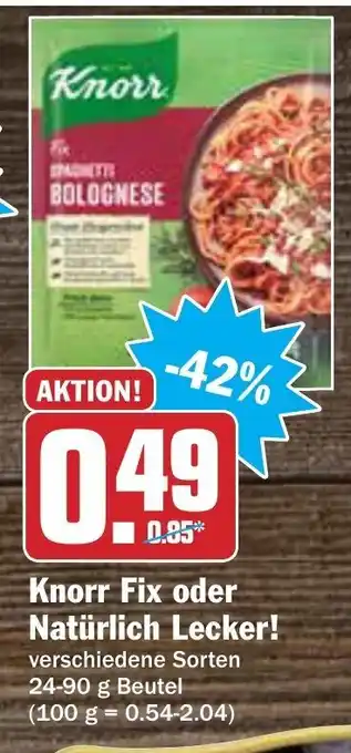 AEZ Knorr Fix oder Natürlich Lecker 24g-90g Angebot