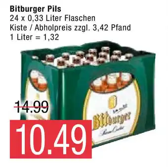 Marktkauf Bitburger Pils 24x0,33L Angebot