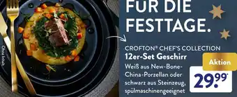 Aldi Süd Crofton Chef's Collection 12er Set Geschirr Angebot