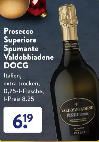 Aldi Süd Prosecco Superiore Spumante Valdobbiadene DOCG 0,75 L Flasche Angebot
