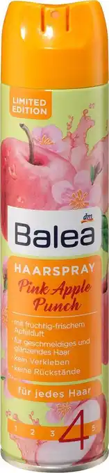 dm drogerie Balea haarspray pink apple punch Angebot