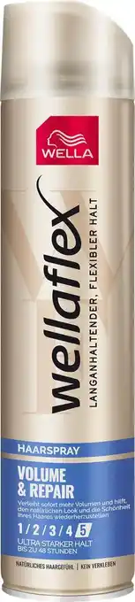 dm drogerie Wellaflex haarspray volume & repair Angebot