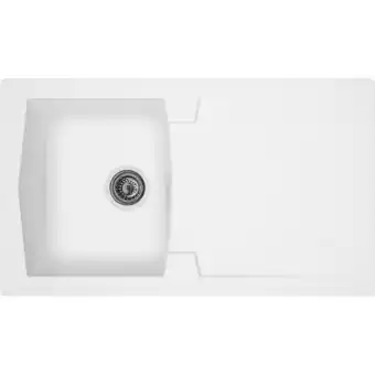 OBI Respekta einbauspüle mineralite boston 86 cm x 50 cm weiß Angebot