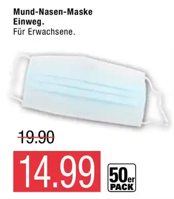 Marktkauf Mund-Nasen-Maske Einweg Angebot