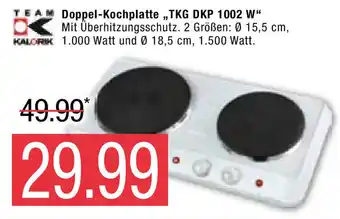 Marktkauf Doppel Kochplatte ,,TKG DKP 1002 W" Angebot