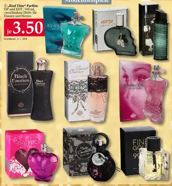 Woolworth Real Time Parfum dp u. edt 100ml Angebot