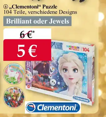Woolworth Clementoni Puzzle 104 Angebot