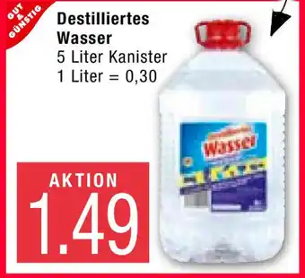 Marktkauf Gut & Günstig Destilliertes Wasser 5L Angebot