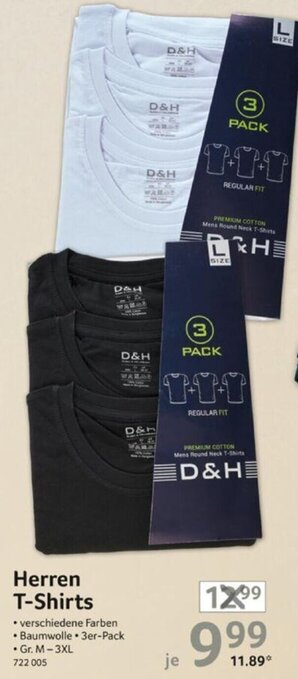 Selgros Herren T-Shirts Angebot