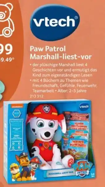 Selgros Vtech Paw Patrol Marshall-liest-vor Angebot