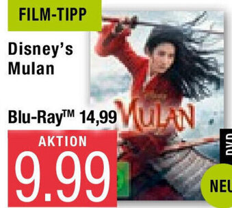 Marktkauf Film Tipp Disney's Mulan Angebot